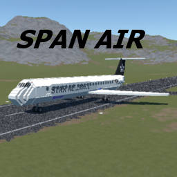 Softbody AIR LINER MD-80 [REMASTERED] Star Alliance SpanAir