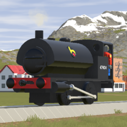 LMS Kitson 0-4-0ST - BR Black