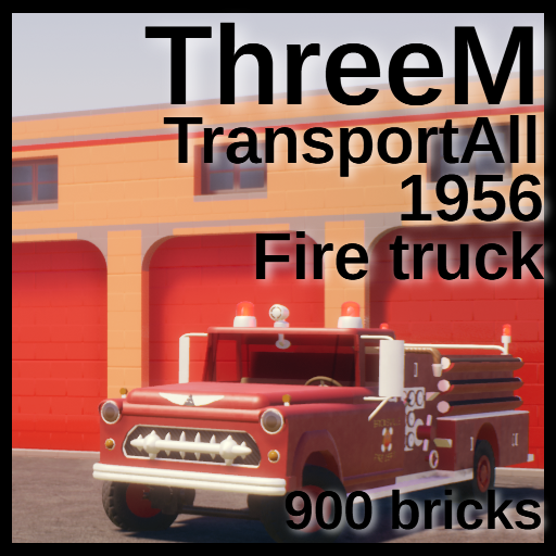 ThreeM TransportAll 1956 firetruck