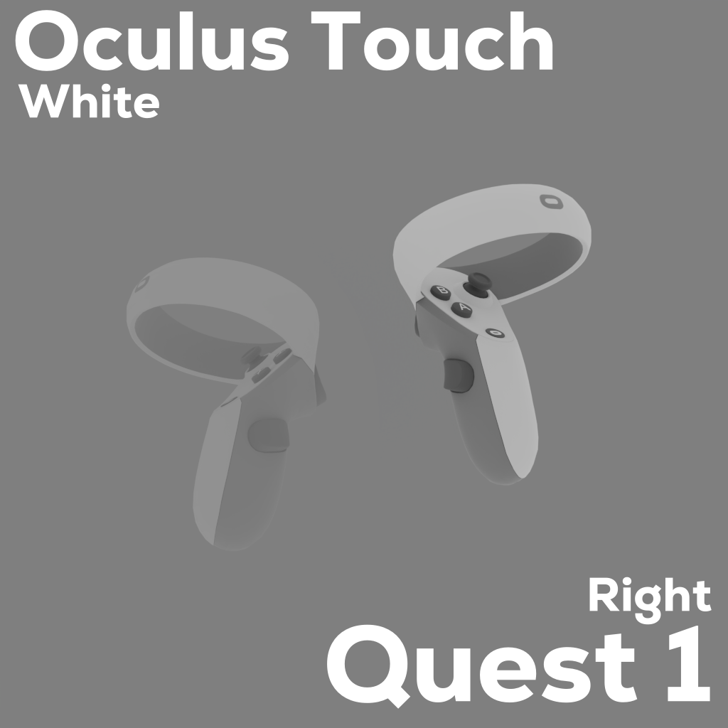 White Quest 1 controllers (Right) preview