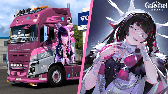 Volvo FH4 Columbina - Genshin Impact Skin