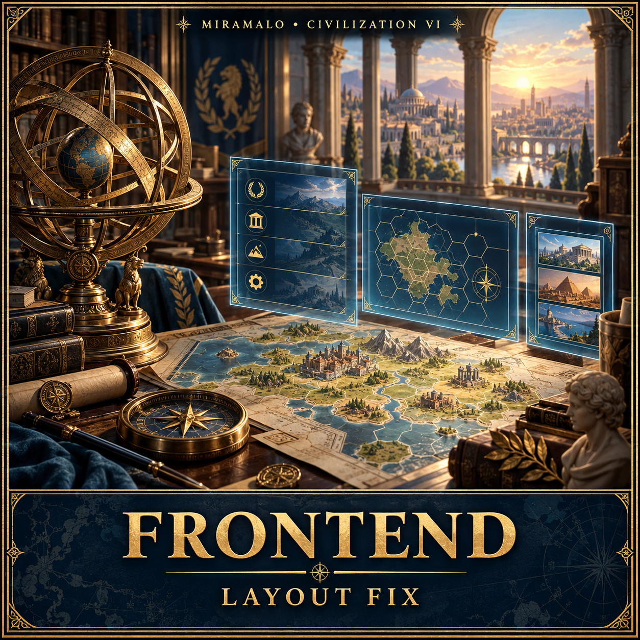 Civ VI Frontend Layout Fix preview