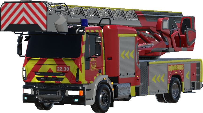 AE BOMBEROS COMUNIDAD DE MADRID ESPAÑA / Spanish madrid province FD ladder
