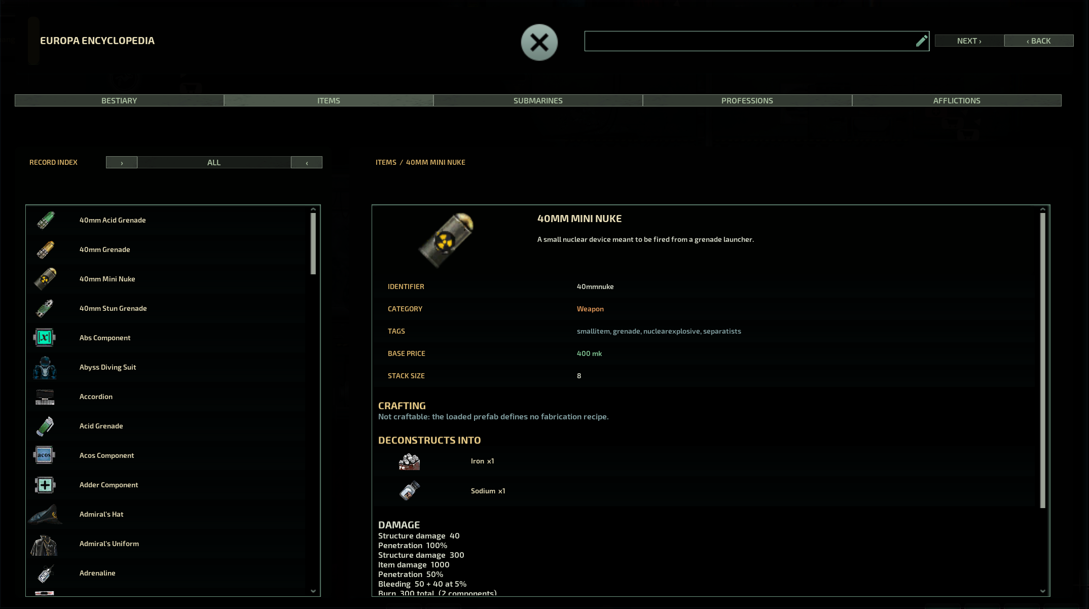 Just Enough Baro (JEB) – Barotrauma Mod