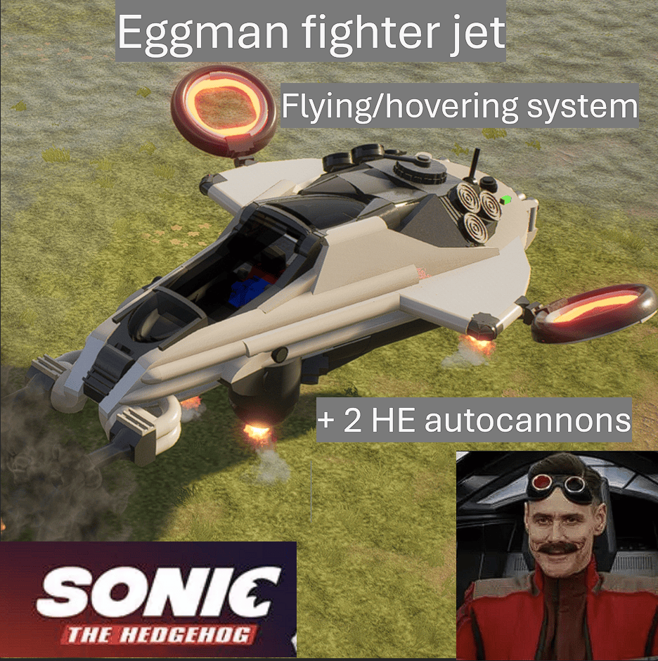 Eggman fighter jet