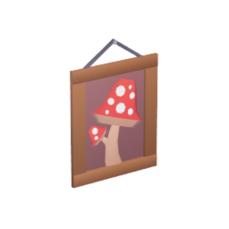 Hanging Mushroom Art