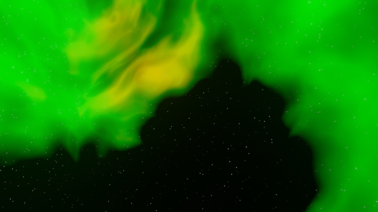 GREAN AND YELOW NEBULA 2