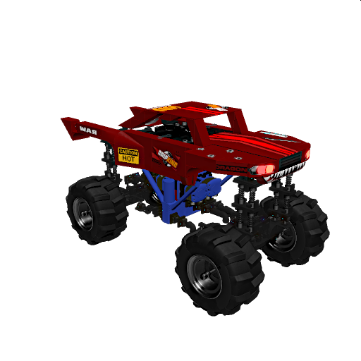 (monsterosity) monster truck made by HAILEDWARFER my custom design