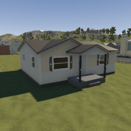 1950s 2 bedroom prefab house (unfurnished)