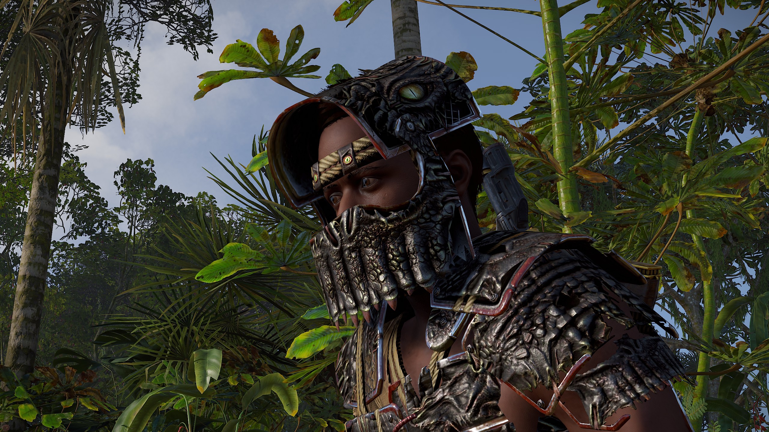 Black Alligator Helmet thumbnail 2