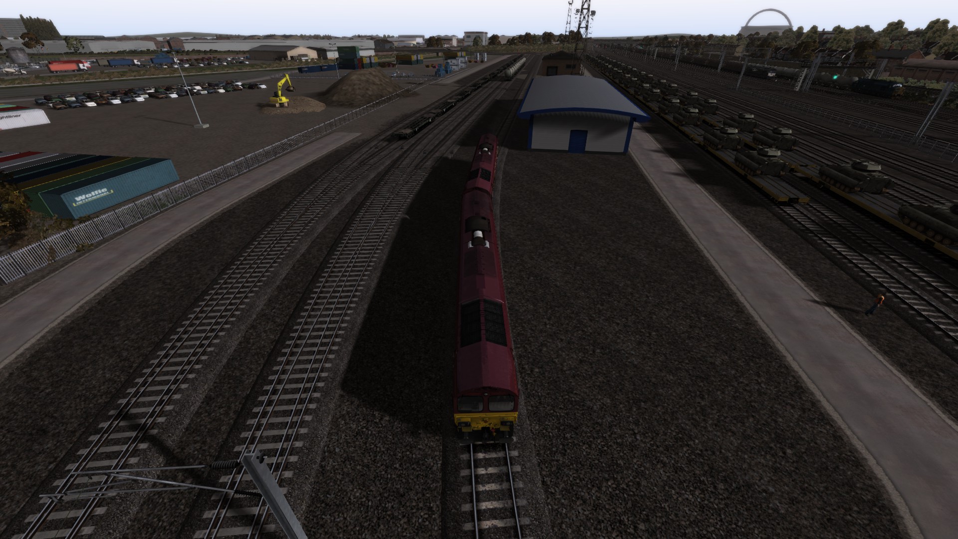 396 UK Railway tour North London Line and Goblin Lines Part 4 Willesden Railway Yard