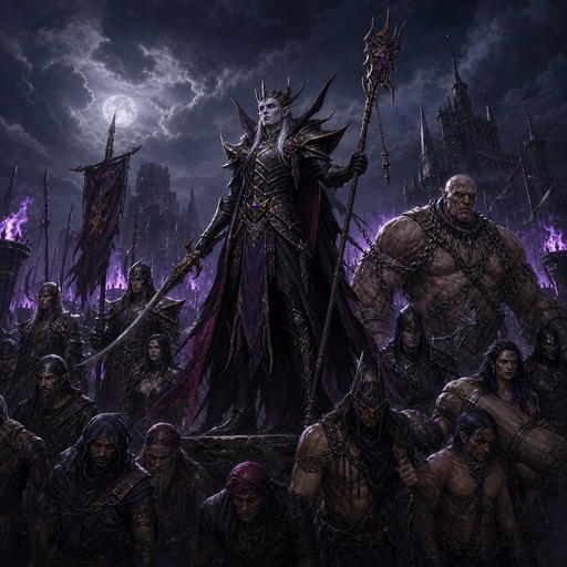 Dark Elf Slave Host