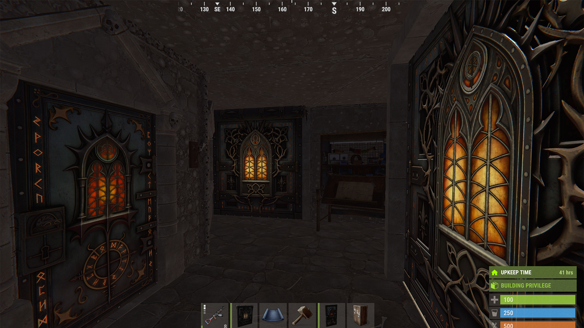 Gothic Veil Garage Door thumbnail 3