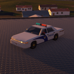 1991-1997 Grey Falcon Sweeper China Police Cruiser (Var 1)