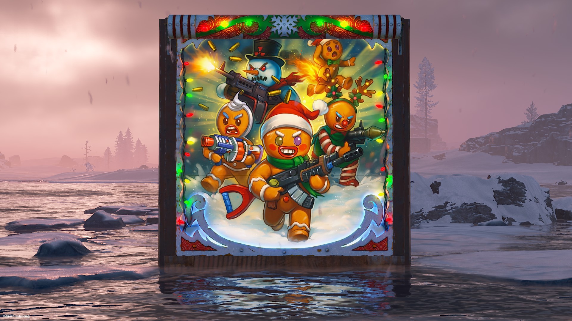 Gingerbread Raid Garage Door thumbnail 6