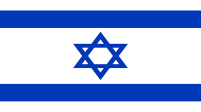 The flag of Israel