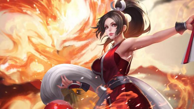 R-18 Mai Shiranui (King of Fighters) animated Glow Adrenaline