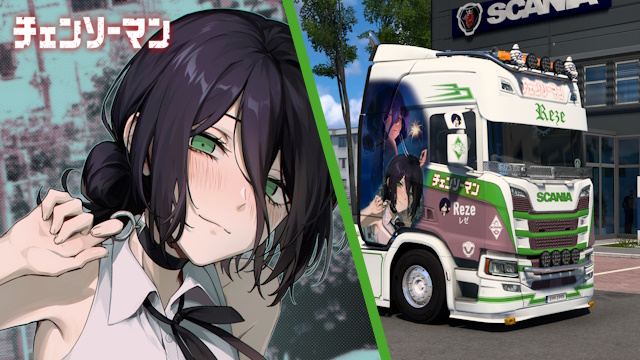 Scania R NG Reze - Chainsaw Man [Airbrush Skin]