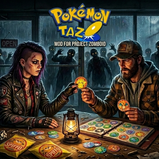 Pokemon Tazos 3D - Core – Project Zomboid Mod
