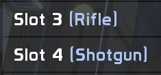 Shotgun on Slot 4