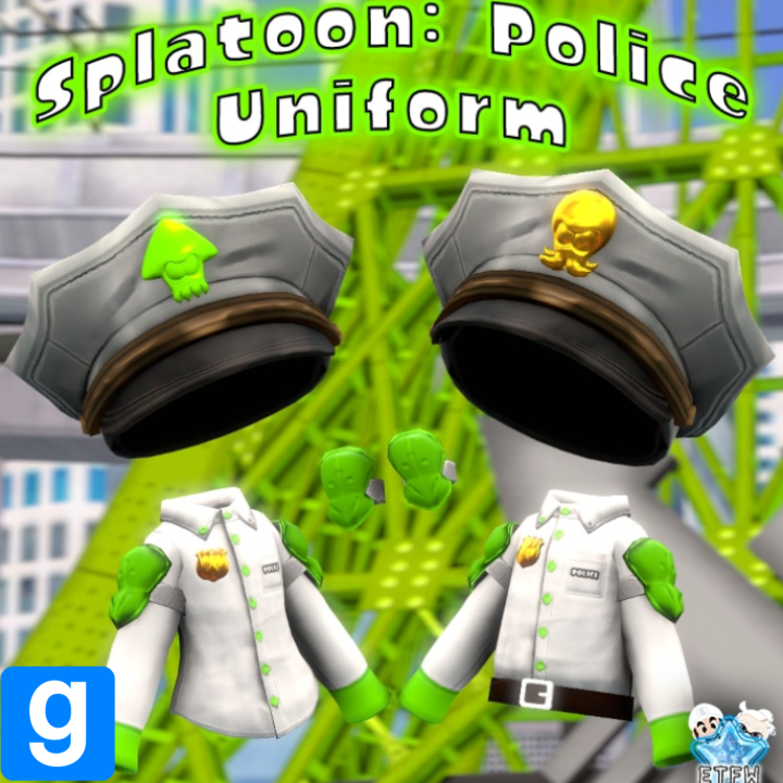 [Splatoon Customs] Police Uniform Gear