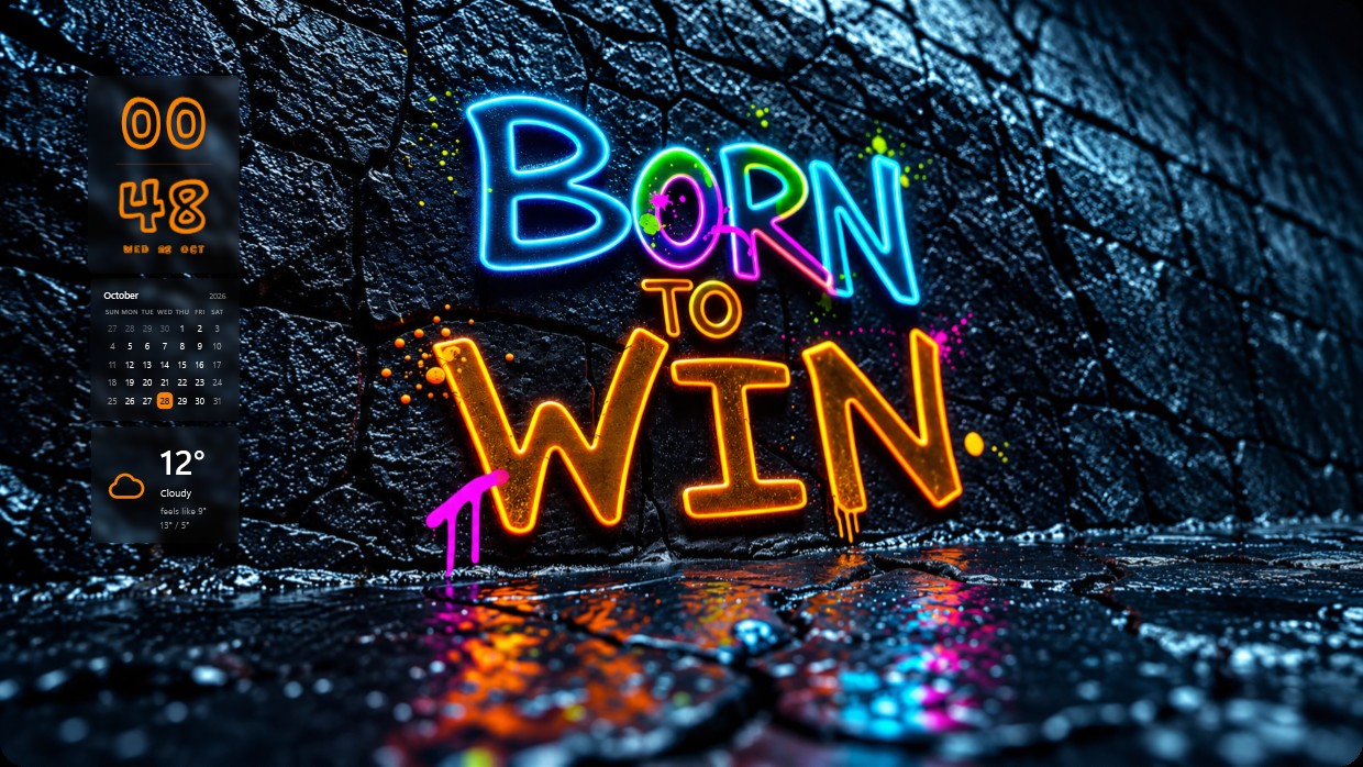 Neon Graffiti Motivation