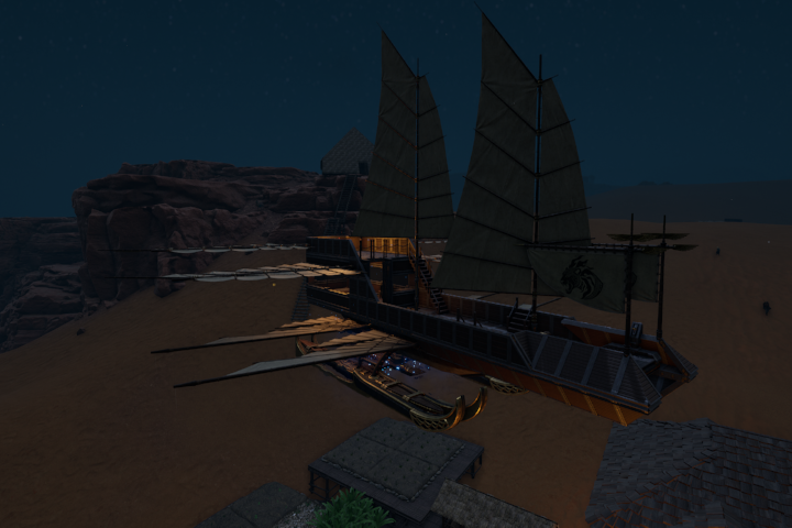 Small Flying Boarding Craft – Soulmask Mod