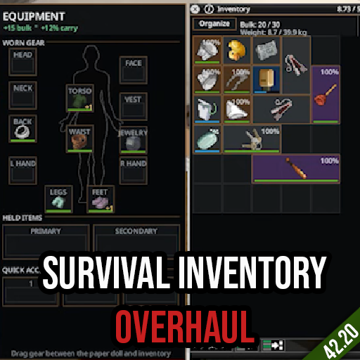 Survival Inventory Overhaul [B42.20]