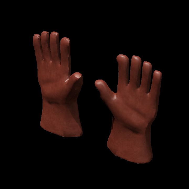Leather gloves - upright pair 7