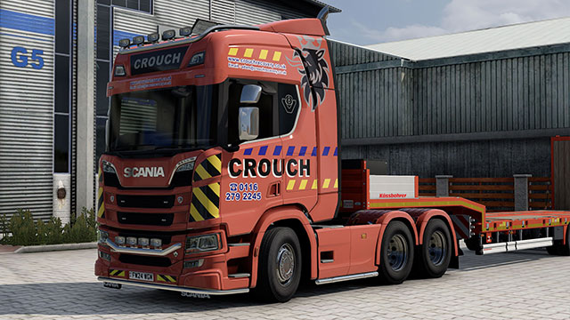 Crouch Recovery - Scania R High cab