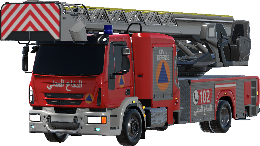 Titan Palestine Civil Defense Ladder Truck preview