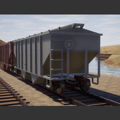 35' 2 Bay Covered Hopper Grey preview