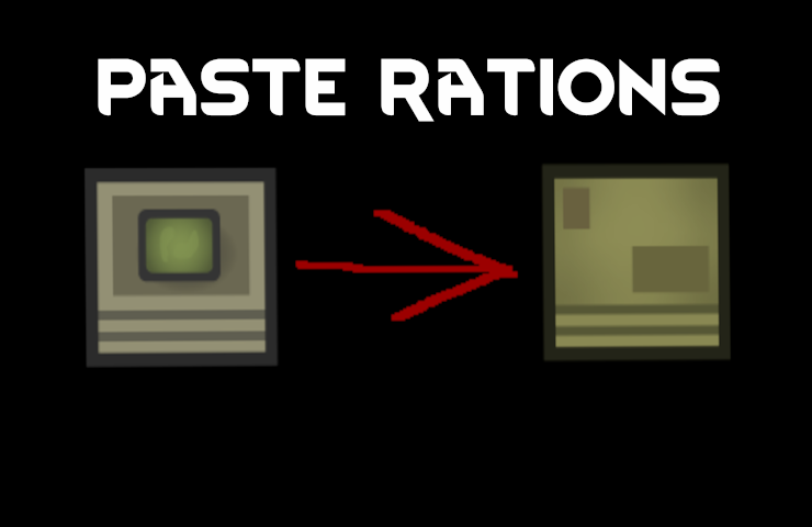 Nutrient Paste Rations mod preview for RimWorld
