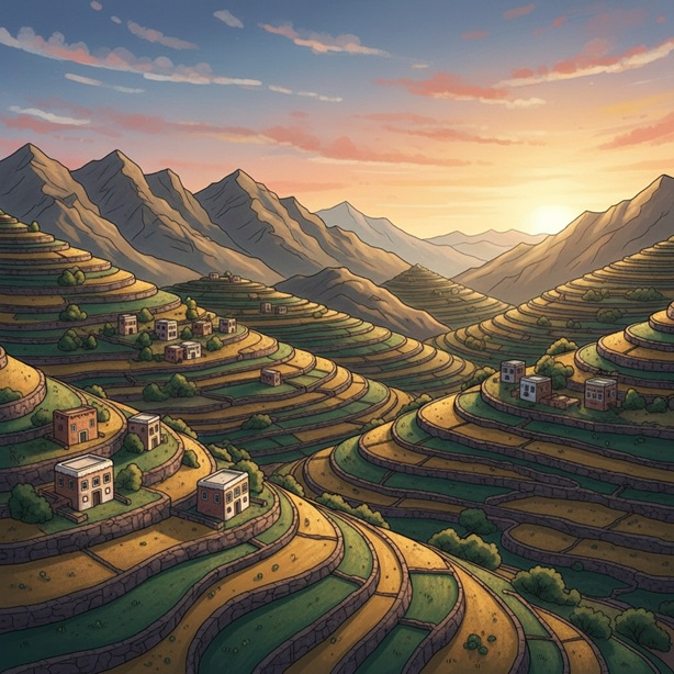 Terraced Desert