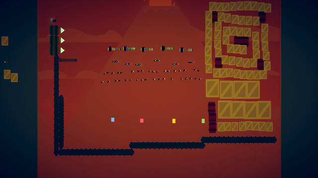map that only has stuff that gunky likes like the glue gun and the snake minigun