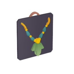 Beaded Leaf Necklace