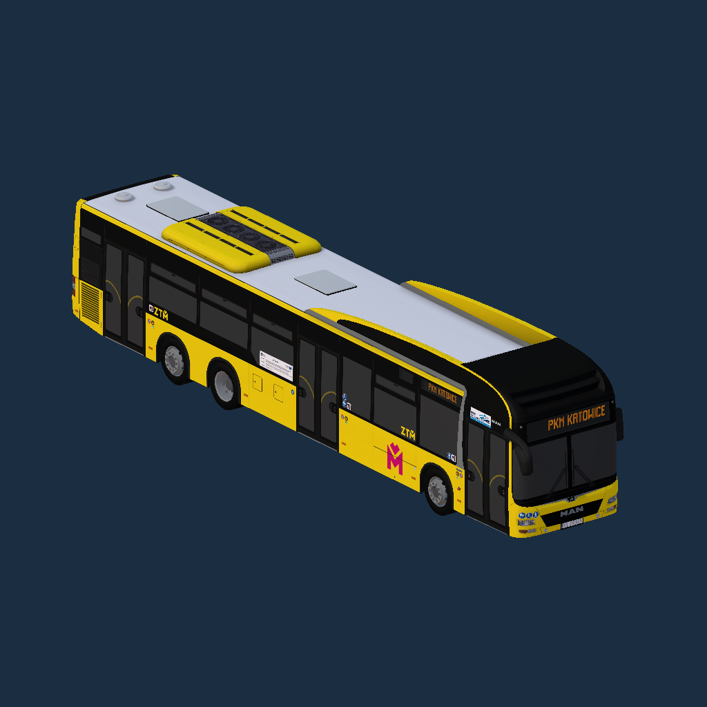 ZTM - PKM Katowice (Lion’s City A26 Aeropack, Fictional)