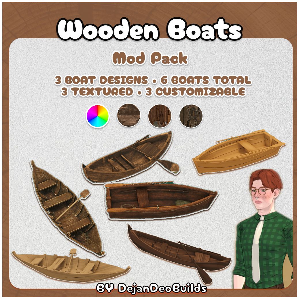 Wooden Boats Mod Pack