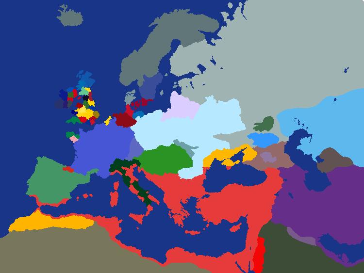 Europe 600AD