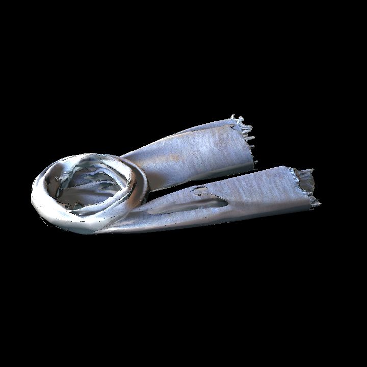 Tattered scarf - lying