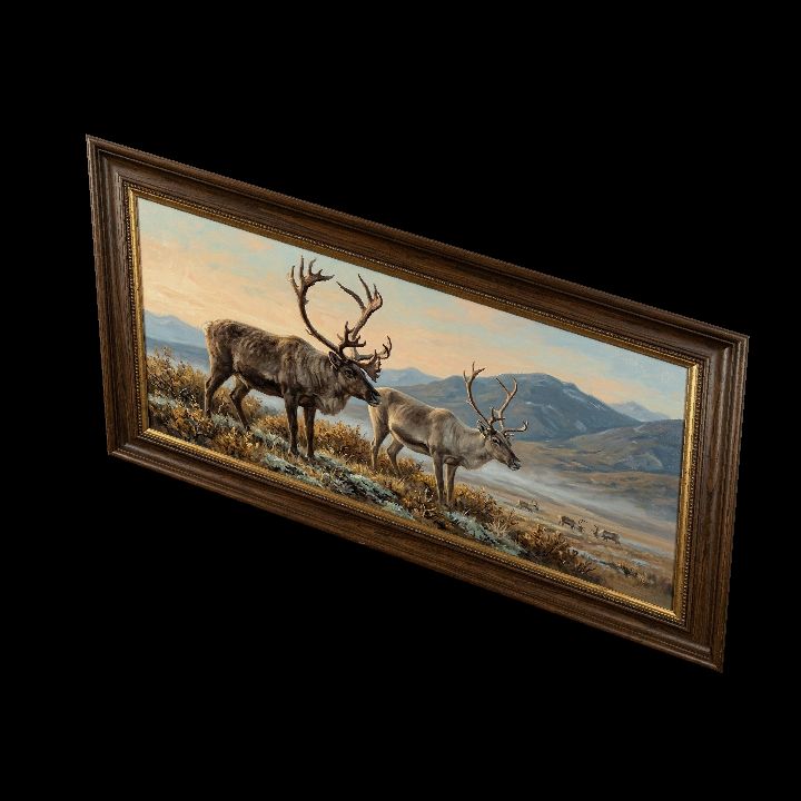 Painting, Caribou {2D}