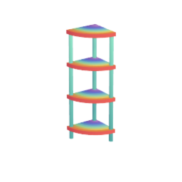 Rainbow Corner Shelf