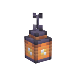 Builders pack-lantern with chains