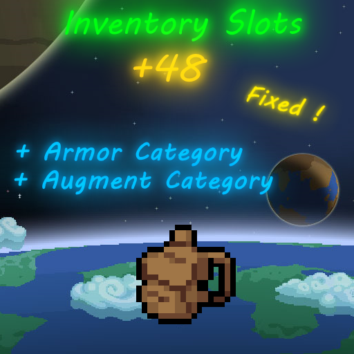 More Inventory Slots +48 +2 Categories Fixed