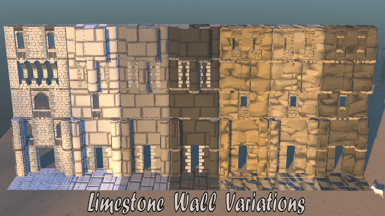 Limestone Wall Variations