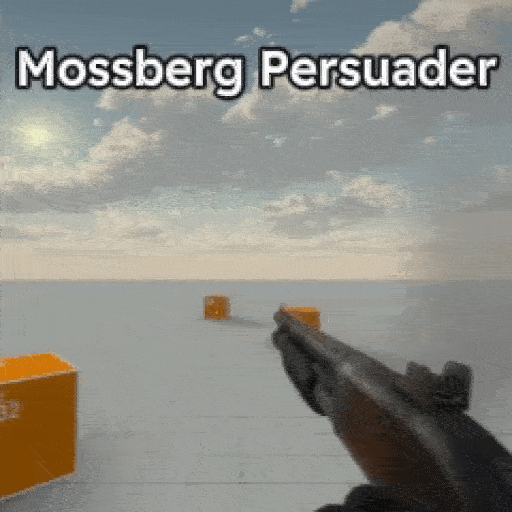 Vanilla-Styled Mossberg Persuader with cursed animations....