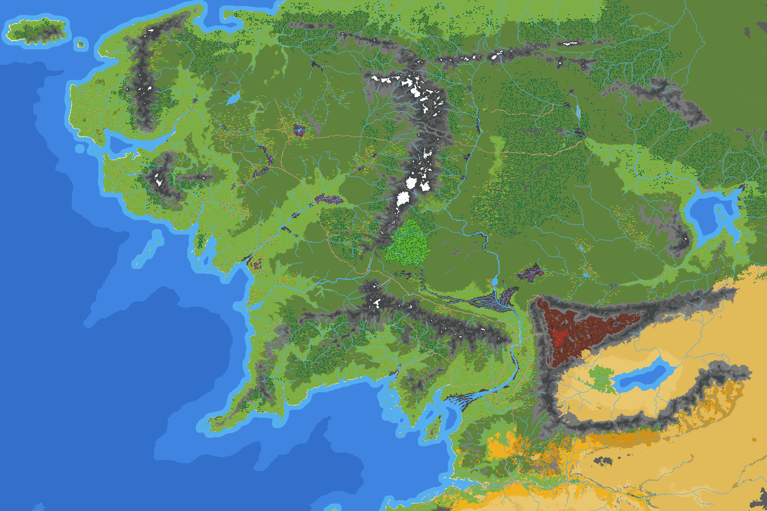 Middle-Earth (24x16)