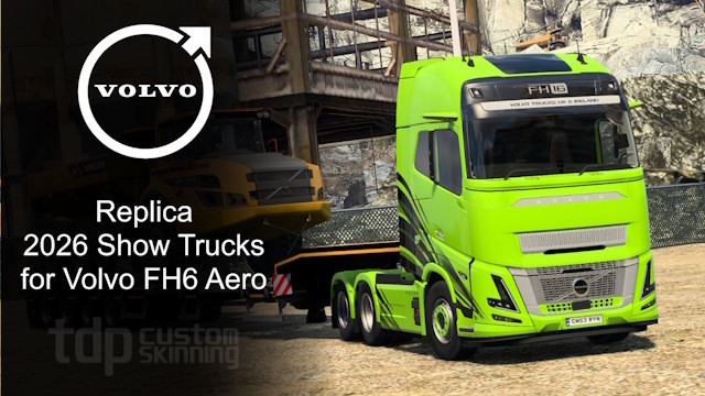 Volvo Green Show Truck 2026 Replica