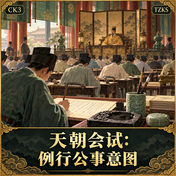 天朝会试：例行公事意图 preview