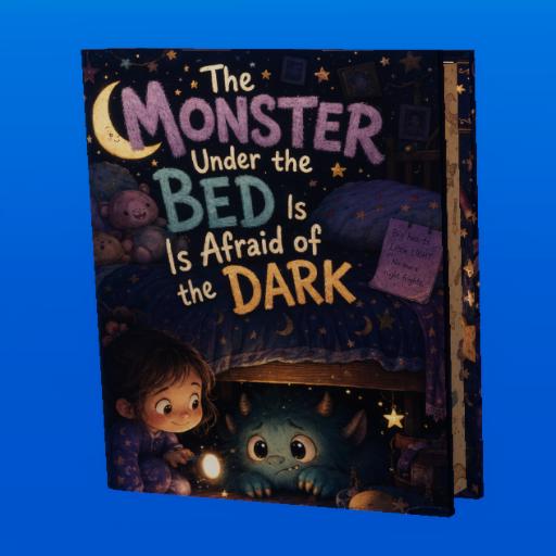 the Monster under the bed is afraid of the dark